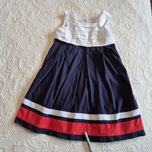 Janie and Jack girls size 10 2014 4th of July line bottom red ribbon has damage